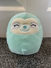 Squishmallows 8" Aqua The Aqua Sloth Plush Soft Toy - Excellent Condition