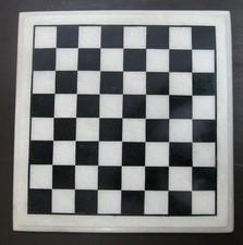 Chess Pattern Inlay Game Table