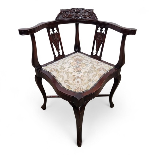 Victorian corner chair - victorian,