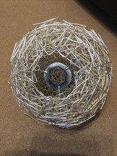 Unusual Hand Crafted Handmade Metal Wire Ceiling Pendant Light Lamp Shade