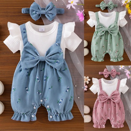 Newborn baby girls bowknot - newborn,