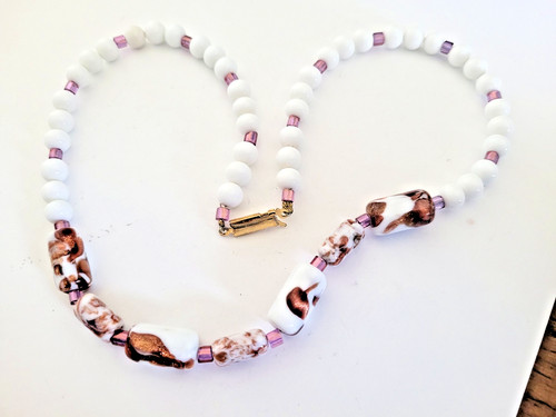 Vintage murano milk - vintage, bead