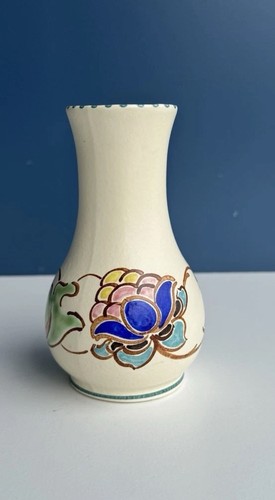 Honiton devon pottery vase - devon,