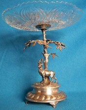 WMF CENTREPIECE DEER OAK TREE