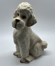 Vinyl Poodle Figurine White