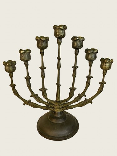 Vintage heavy brass rotating - brass,