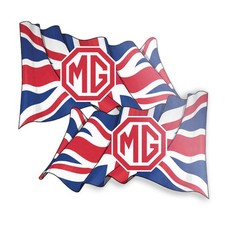 MG UK Wave Flag Sticker