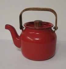 small vintage enamel tea