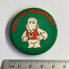 Vintage BBC Children’s Television Show The Wombles Keep on Wombling pin badge