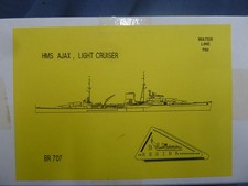 B-Resina HMS Ajax 1/700