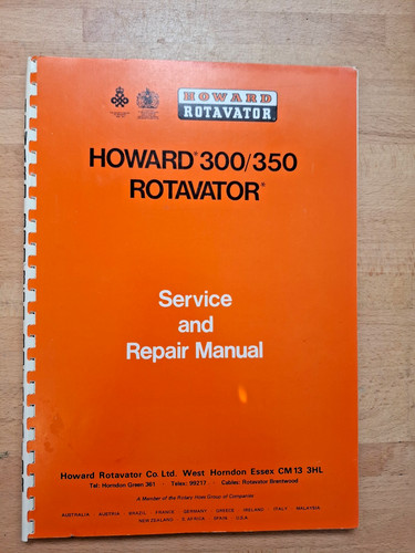 Genuine howard rotavator 300 - genuine, /