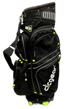 Clicgear B3 Golf Club Bag Black Green 14-way Divider Lightweight Carry Handle
