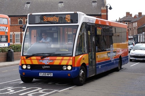 Centrebus yj59npd grantham aug - yj59npd,
