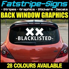 BLACKLISTED CAR GRAPHICS