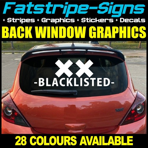 Blacklisted car graphics - blacklisted,