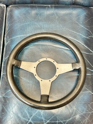 Vintage leather steering - steering, wheel