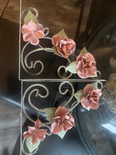 Floral rose shelf bracket - floral,