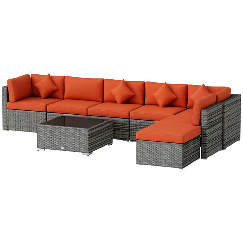 Outsunny pieces patio rattan - outsunny,