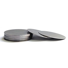 Ultra Thin Stainless Steel Blank Round Disc A2 Grade Metal Sheet Plate Laser Cut