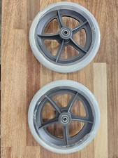 Pair of Grey 200x30mm Castor