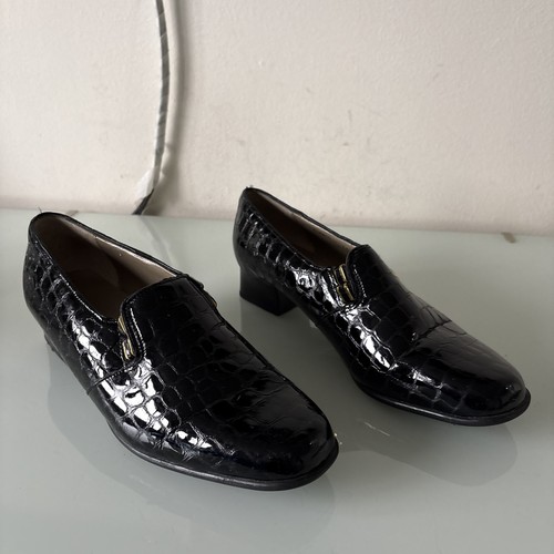 Van dal black patent croc - dal,