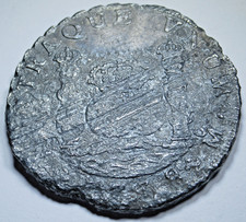 1738 Shipwreck Mexico Silver 8 Reales Spanish Colonial Pirate Pillar Dollar Coin