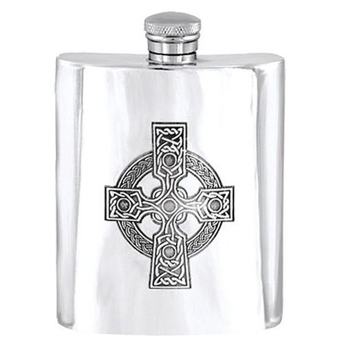 Personalised solid pewter 6oz - personalised,