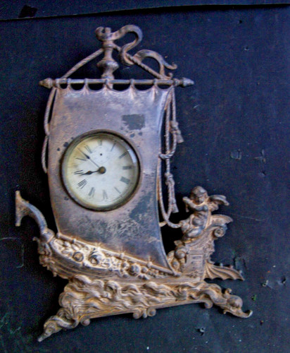 Clock 230 ansonia cast - cast, iron