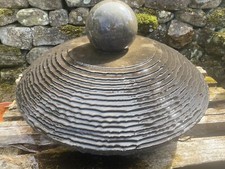 Natural Solid Blue Slate Water Feature