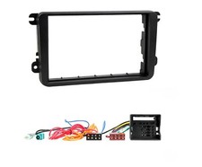 Double Din CD Radio Stereo Fitting Kit Fascia For VW VW Caddy Touran Golf MK5