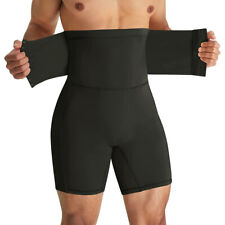 Men High Waist Tummy Belly Control Shorts Slimming Body Shaper Underwear Pants