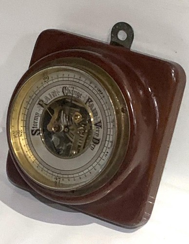 Vintage barometer glass - barometer, &