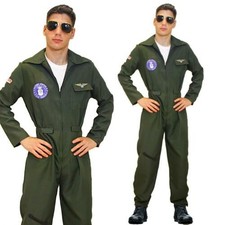 80s Gun Aviator Costume Top