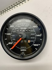Porsche 924 MPH Speedometer showing 7611, 67 127 073 used speedo