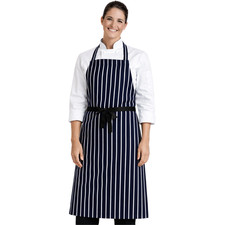 Unisex Apron Navy Blue white