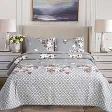 3 Pcs Patchwork Bedspread