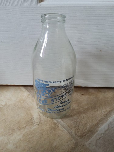 Milk bottle advertising - , &