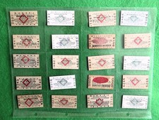 COLLECTION OF 20 BRITISH RAIL SOUTHERN REGION PLATFORM TICKETS