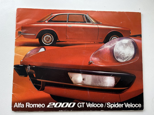 Alfa romeo 2000 veloce - alfa, gtv