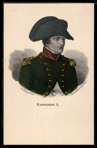 Artist postcard napoleon - artist's,