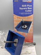 Toolpak Metal SDS Plus Square Box Cutter For Back Boxes