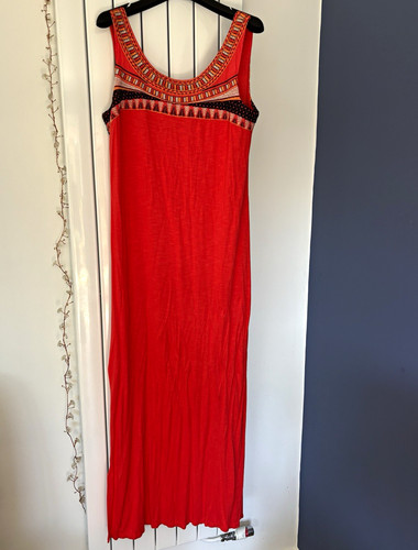Monsoon red maxi - uk, 16