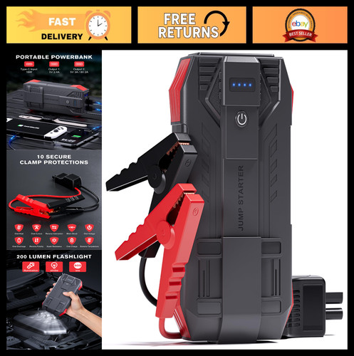 6000a car battery booster - booster, jump