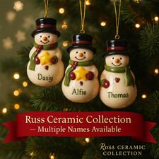 Personalised Snowman Christmas