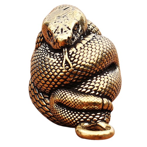 Brass snake key holder - snake,