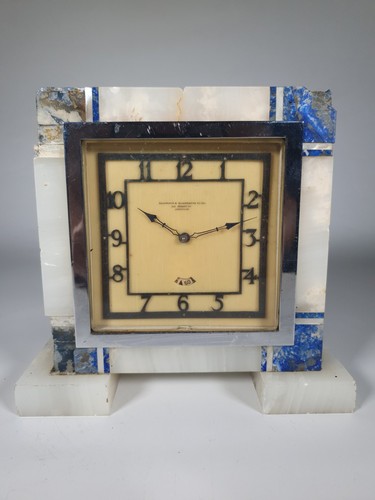 Art deco onyx lapis - lapis, lazuli