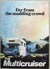 TOYOTA HI-ACE MULTICRUISER 6 Berth MOTOR CARAVAN Sales Brochure 1977