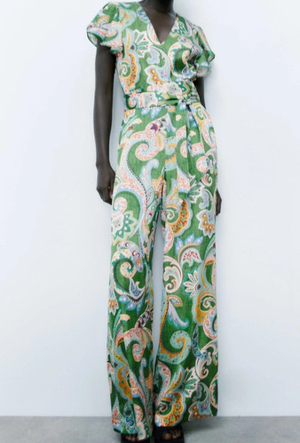 Zara multi green - zara, floral