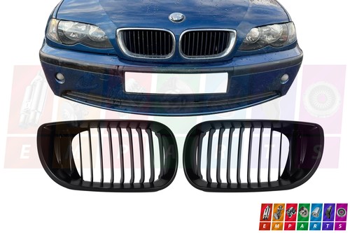 Black radiator grille for bmw - black,