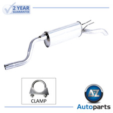 For Fiat - Punto 1.2 1999-2010 (188) Rear Exhaust Back Box Silencer + Clamp